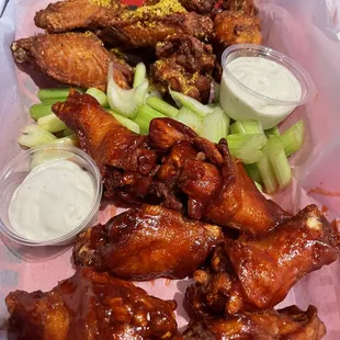 Lemon pepper dry rub &amp; Thai wings