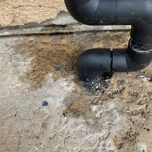 Obvious water leaking from the auto filler they installed.