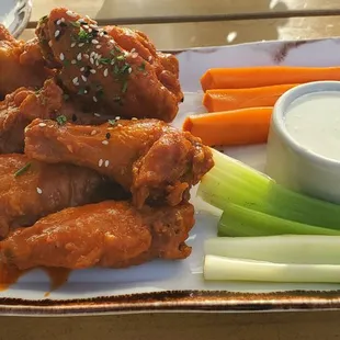 Their Chicken Wings 12 bucks