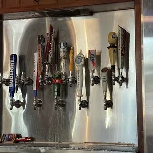 Beers on tap