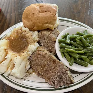 Meatloaf Plate Lunch Special!