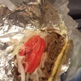 1 gyro sandwhich= $5.15 at poor boys - 101 w. Roosevelt Rd.