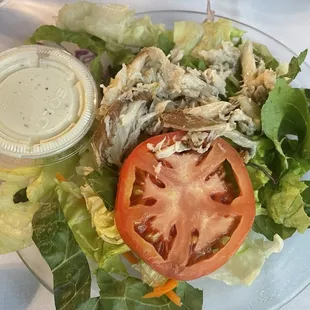 Poor Boy&apos;s Salad with crab