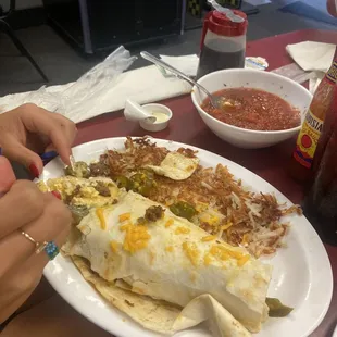 Awesome breakfast burrito!!