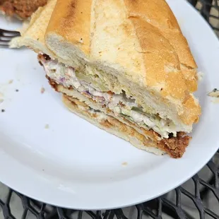 Fried chicken sandwich