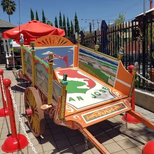 Sicilian painted cart