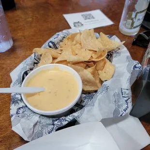 Chips and queso.