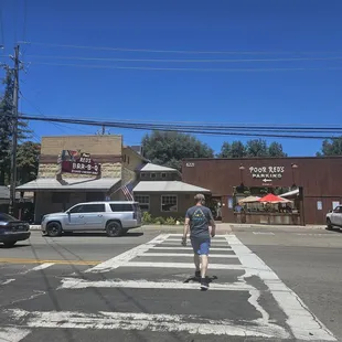 Plenty of parking across the street.