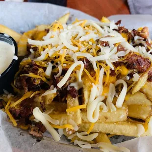 1/2 order of loaded fries
