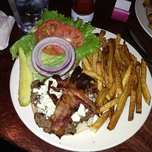 Black and Bleu Burger