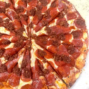Pepperoni &amp; chorizo a fan favorite