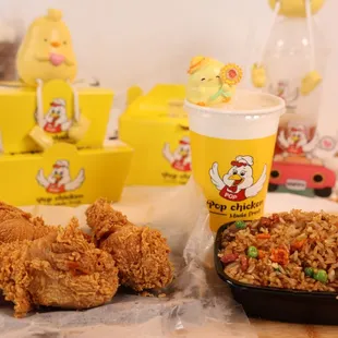 chicken wings and fried chicken