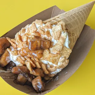 Bananas Foster Cone | Instagram: @telephonesmoothie