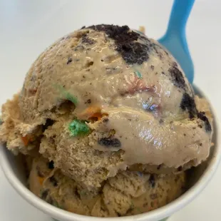 a scoop of ice cream