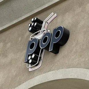 The logo at the shop