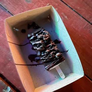 Nutella filled I think with chocolate