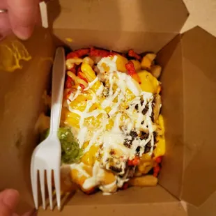 Hot cheetos fries? Um yes!