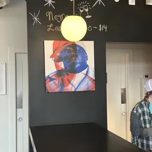 a man standing in front of the counter