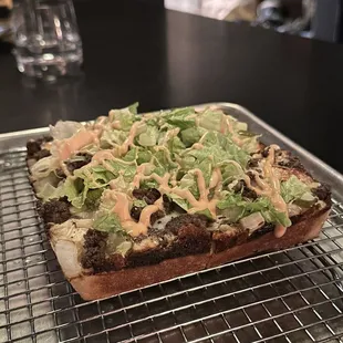 Big Mac pizza   @davideatsdc