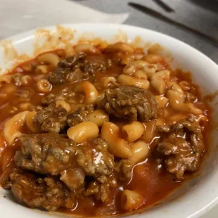 Johnny Marzetti- good and comforting.