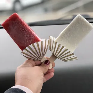 Strawberry  and coconut  yummy