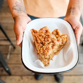 (D) Salted Caramel Apple Crumble - Slice