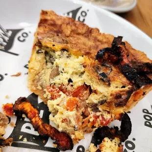 Mushroom &amp; Leeks Quiche