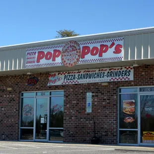 the front of the shop