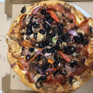 Combination pizza