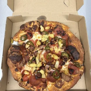 pizza, food