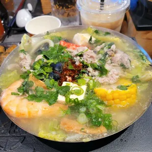 Preserved Egg Hot Pot