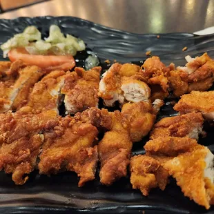 chicken wings and fried chicken, food