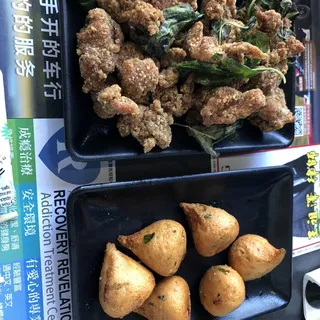 Fried Stuffed Fish Ball