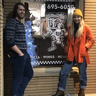 Our graphic design team, Evan and Chelsea Bunn (a.k.a. our son and daughter-in-law).