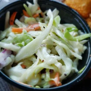 Fresh crisp coleslaw