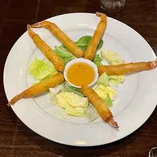 Shrimp in Rice Paper Appetizer