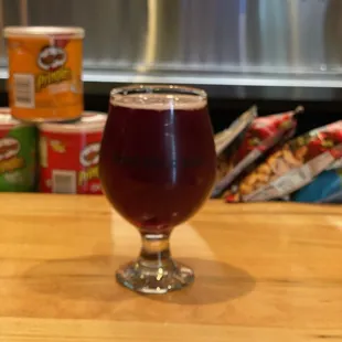 A sour beer