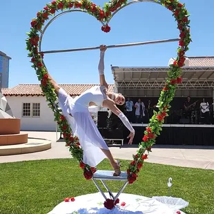 Heart prop.. solo or duo act avail!