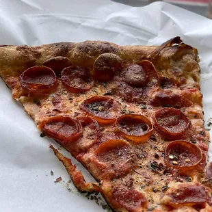 Crispy Pepperoni Slice