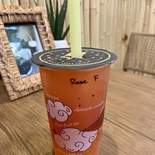 Rose Fruit Tea with Aloe
