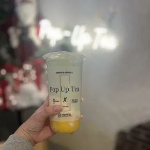 Avocado Smoothie Black Tea with Ice Cream &amp; egg pudding (which I added)