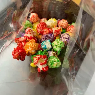 a bag full of candy