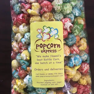 Colored Popcorn