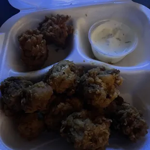 The Best fresh fried mushrooms!!!!