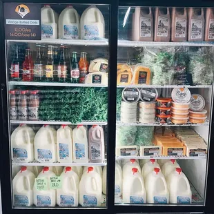 Milk, cheeses, veggies, and spreads!