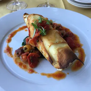 Potato wrapped halibut