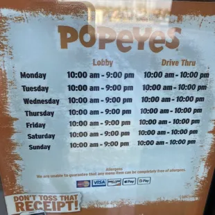 I thought yall open at 10. No sign at the door or nothing . Get a new team lol