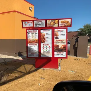 New location.. pretty menu