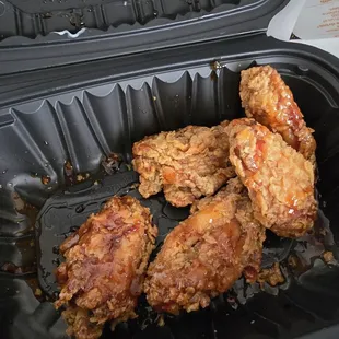 6pcs Sweet &amp; Spicy wings.