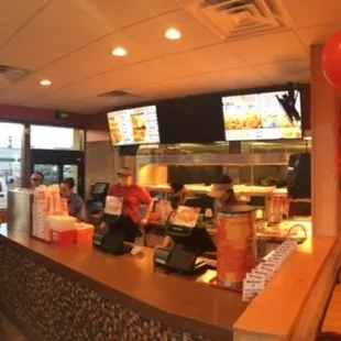 sushi and sashimi, interior